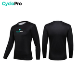 Sous maillot thermique noir Hiver - Thermo+ sous maillot thermique CycloPro 