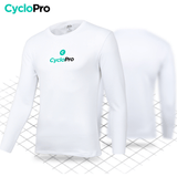 Sous maillot thermique blanc Hiver - Thermo+ Maillot technique hiver CycloPro 