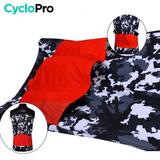 Maillot Cyclisme sans manches Noir et Blanc - Military Maillot sans manche homme CycloPro 