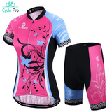 Tenue Vélo de Route à Fleurs - Confort+ Tenue de cyclisme été CycloPro Sans bretelles 3XL 