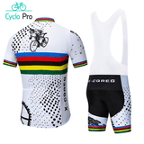 Tenue De Cycliste Route Rayée - Explore+ Tenue de cyclisme été CycloPro 