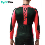 Tenue cycliste automne rouge - Flash+ Tenue de cyclisme automne homme CycloPro 