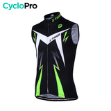 Maillot Cyclisme Sans Manches Noir et rouge - Confort+ maillot cyclisme sans manches CycloPro Vert XS 