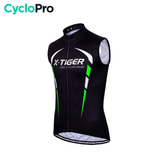 Maillot Cyclisme sans manches Noir et Rouge - Dynamo maillot sans manches CycloPro Noir et Vert XS 