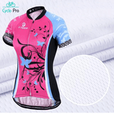 Tenue Vélo de Route à Fleurs - Confort+ Tenue de cyclisme été CycloPro 