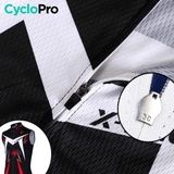 Maillot Cyclisme Sans Manches Noir et rouge - Confort+ maillot cyclisme sans manches CycloPro 