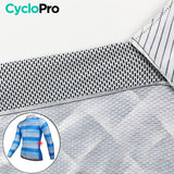 Tenue cycliste automne Bleue Homme - Evasion+ tenue de cyclisme automne CycloPro 