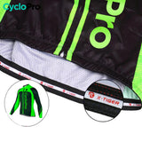 MAILLOT LONG DE CYCLISME VERT - HIVER - FLASH+ Maillot thermique homme Cyclo Pro 