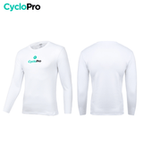 Sous maillot thermique blanc Hiver - Thermo+ Maillot technique hiver CycloPro 