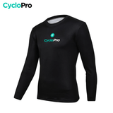 Sous maillot thermique noir Hiver - Thermo+ sous maillot thermique CycloPro S 