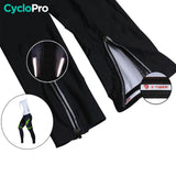 Tenue cycliste hiver verte - Flash+ tenue de cyclisme hiver CycloPro 