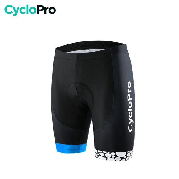 Cuissard pour VTT et Cyclisme - Duo+ Cuissard court pour homme CycloPro Bande bleue Sans S