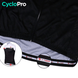 Maillot Cyclisme sans manches Noir et Blanc - Performance maillot cyclisme sans manches CycloPro 