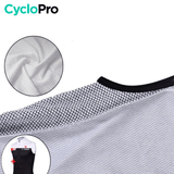 Maillot Cyclisme sans manches Noir et Blanc - Performance maillot cyclisme sans manches CycloPro 