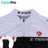 Maillot Cyclisme sans manches Noir et Blanc - Performance maillot cyclisme sans manches CycloPro 