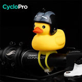 Cloche lumineuse en forme de petit canard jaune pour vélo enfant cloche de bicyclette enfant CycloPro Iron man 