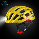 CASQUE ROCKBROS ULTRA-LIGHT casques lumineux Cyclo Pro Jaune 