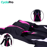 MAILLOT LONG DE CYCLISME ROSE - HIVER - CONFORT+ maillot thermique femme Cyclo Pro 