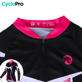 MAILLOT LONG DE CYCLISME ROSE - HIVER - CONFORT+ maillot thermique femme Cyclo Pro 