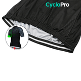 Maillot de cyclisme Vert - Pulsation+ Maillot court cyclisme CycloPro 