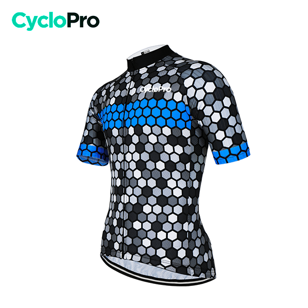 Maillot de cyclisme Atmosphère+ Maillot court cyclisme CycloPro BLEU S 