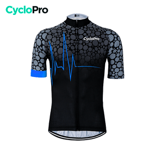 Maillot de cyclisme Pulsation+ Maillot court cyclisme CycloPro BLEU S 