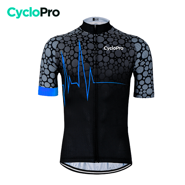 Maillot de cyclisme Pulsation+ Maillot court cyclisme CycloPro BLEU S 