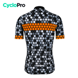 Maillot de cyclisme Orange - Atmosphère+ Maillot court cyclisme CycloPro 