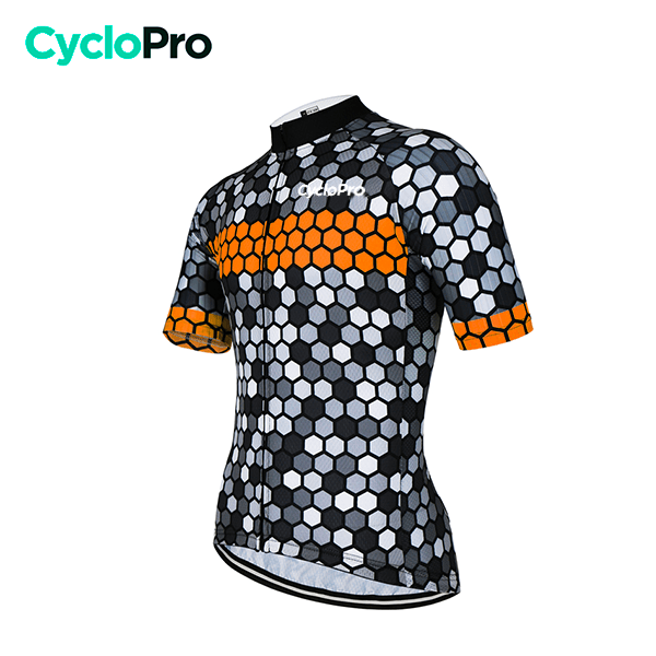 Maillot de cyclisme Atmosphère+ Maillot court cyclisme CycloPro ORANGE S 