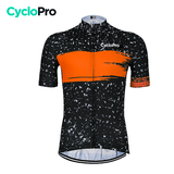 Maillot de cyclisme Galaxy+ Maillot court cyclisme CycloPro ORANGE S 