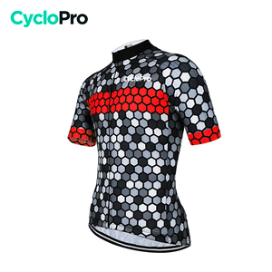 Maillot de cyclisme rouge - Atmosphère+ Maillot court cyclisme CycloPro 