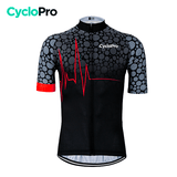 Maillot de cyclisme Bleu - Pulsation++ Maillot court cyclisme CycloPro Rouge S 