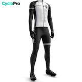 Tenue cycliste hiver Blanche - Eklïps