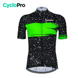 Maillot de cyclisme Galaxy+ Maillot court cyclisme CycloPro VERT S 