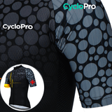 Maillot de cyclisme Jaune - Pulsation+ Maillot court cyclisme CycloPro 