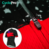 Tenue De Cyclisme Rouge - Galaxy+ Tenue de cyclisme été CycloPro 