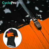 Tenue De Cyclisme Orange - Galaxy+ Tenue de cyclisme été CycloPro 