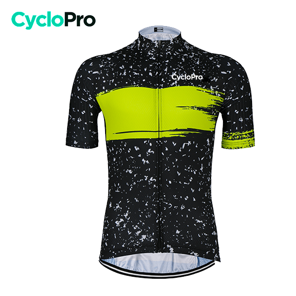 Maillot de cyclisme Galaxy+ Maillot court cyclisme CycloPro JAUNE S 