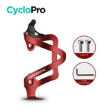 PORTE-GOURDE EN ALLIAGE D’ALUMINIUM CycloPro Rouge 