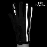 ROCKBROS Thermal Ski Gloves Men Women Winter Skiing Fleece Waterproof Snowboard Gloves Touch Screen Snow Motorcycle Warm Mittens CycloPro 