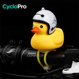 Cloche lumineuse en forme de petit canard jaune pour vélo enfant cloche de bicyclette enfant CycloPro Robot 