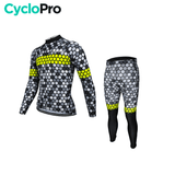 Tenue cycliste hiver Jaune - Atmosphère+ tenue de cyclisme thermique CycloPro Sans XS 