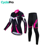 Tenue Vélo Automne Rose - Confort+