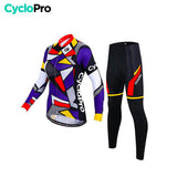 Tenue Vélo Hiver Mosaique - Confort+