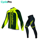 Tenue cycliste automne jaune - Flash+