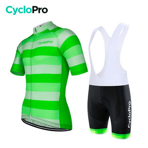 Tenue De Cyclisme Vert - Evasion+ Tenue de cyclisme été CycloPro S 