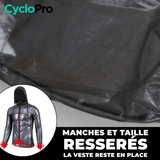 Veste de pluie Homme - StopAverse veste coupe-vent et stop pluie CycloPro 