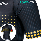 Maillot de cyclisme Jaune - Liberty+ Maillot court cyclisme CycloPro 